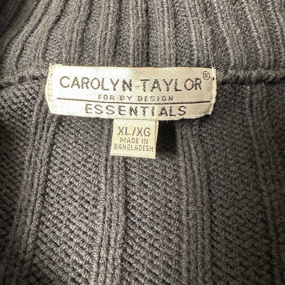 Carolyn Taylor Dark Blue Knit Sweater - Picture 3 of 10